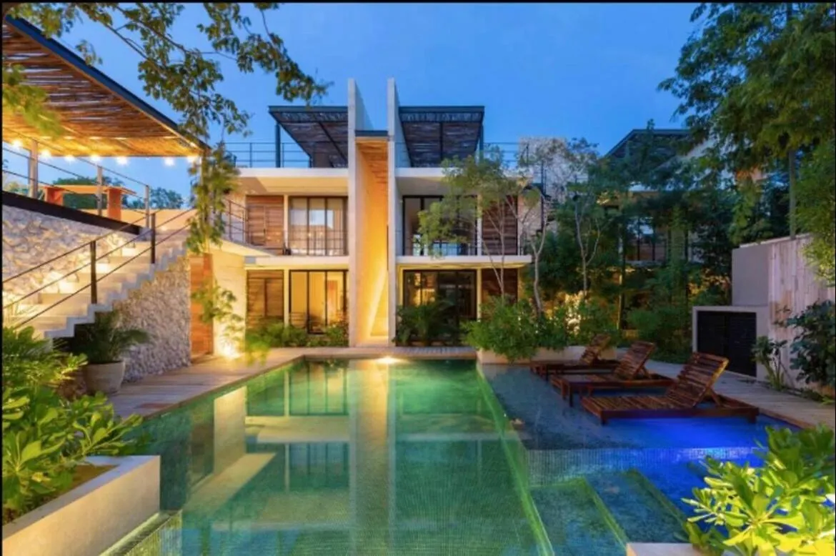 Private Rooftop With Jacuzzi Sleeps 8 In La Veleta Tulum México