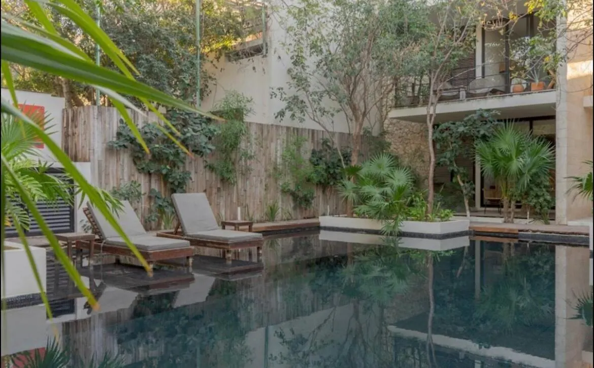 Private Rooftop With Jacuzzi Sleeps 8 In La Veleta トゥルム 0*,  メキシコ